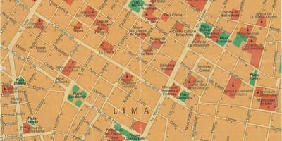לימה פרו street map